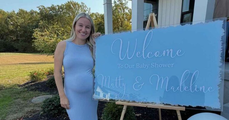 3 Pregnant Madeline Gaudreau Celebrates Baby Shower With Family Honors Late Husband Matthew