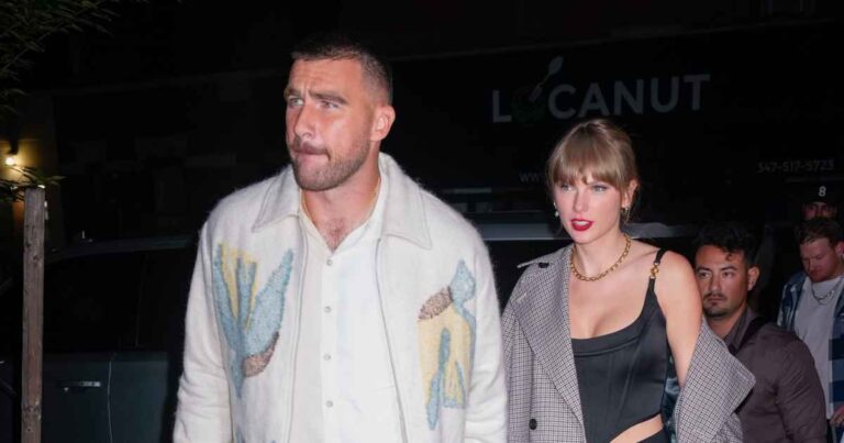 GettyImages 1736565362Travis Kelce and Taylor Swift