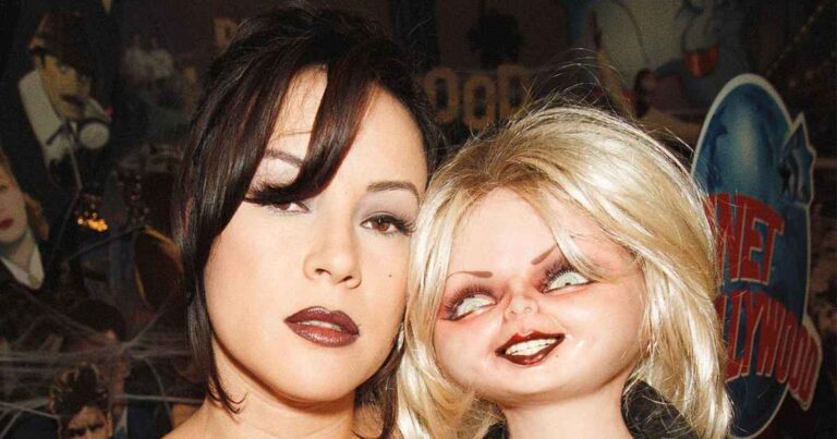 Jennifer Tilly Doesnt Mind If Fans Leave Chucky Dolls at Her Grave When She Dies