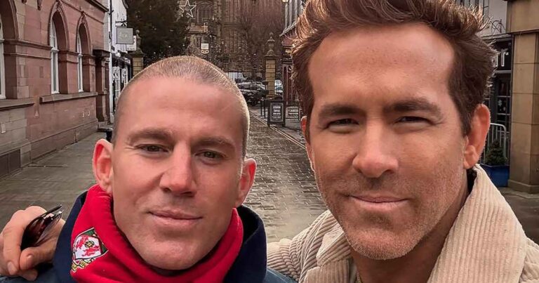 Ryan Reynolds Attends Wrexham Match With Channing Tatum 03 2024