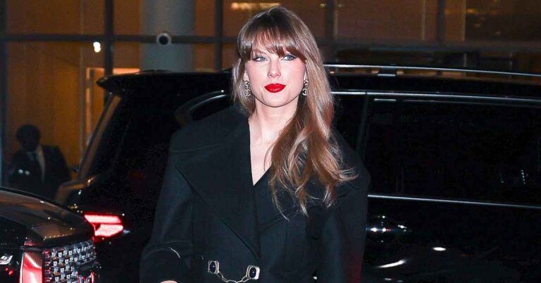 Taylor Swift Matches Chic Look to Manicure in a Reputation Coded Outfit 01 2025