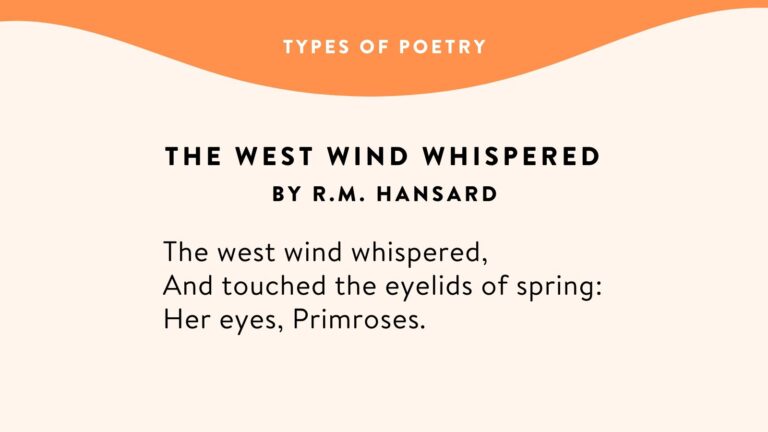 Types of Poetry Feature