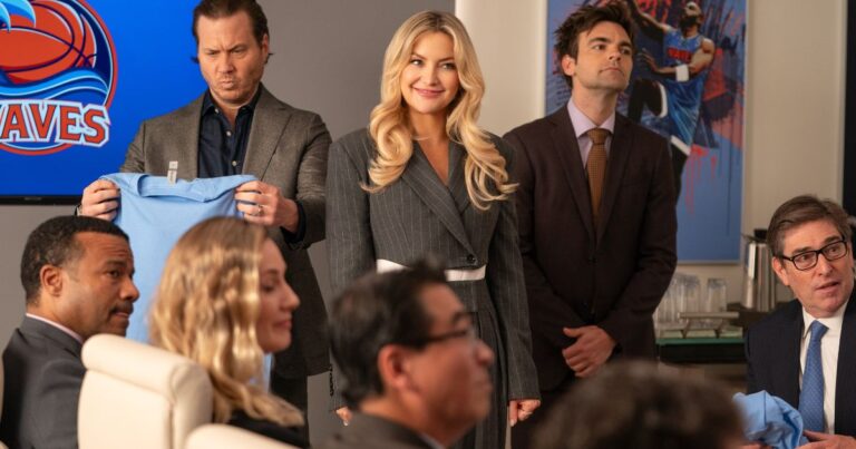 the everygirl kate hudson running point outfits s