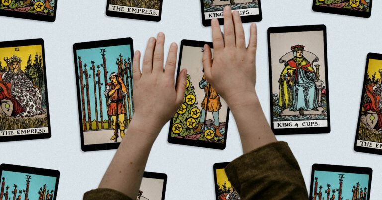 the everygirl social spring tarot cards