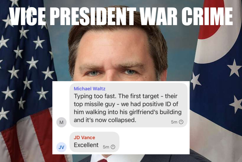 vice president war crime