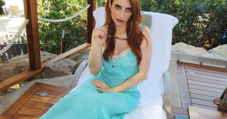 Deciphering the Meaning Behind Emma Roberts Cryptic Fashion Color Messages 221