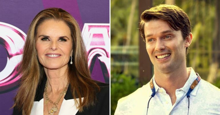 Maria Shriver Says People Ask if Patrick Schwarzenegger Is Like His White Lotus Character 1