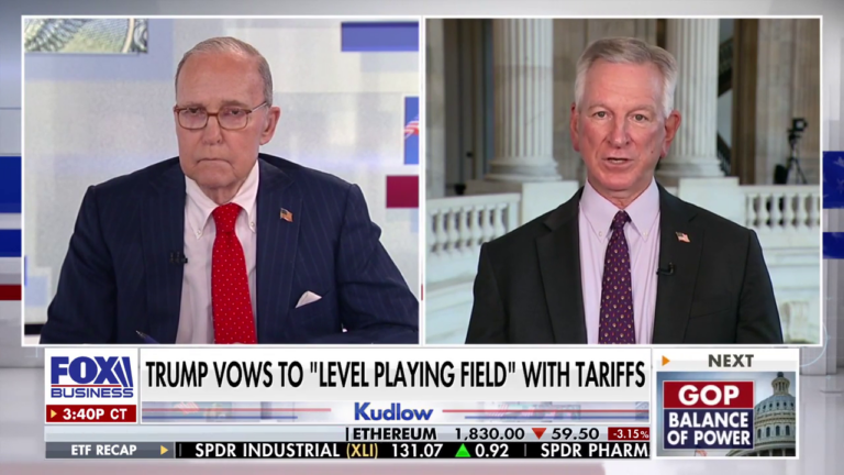 fbn kudlow tuberville tariffs 033125